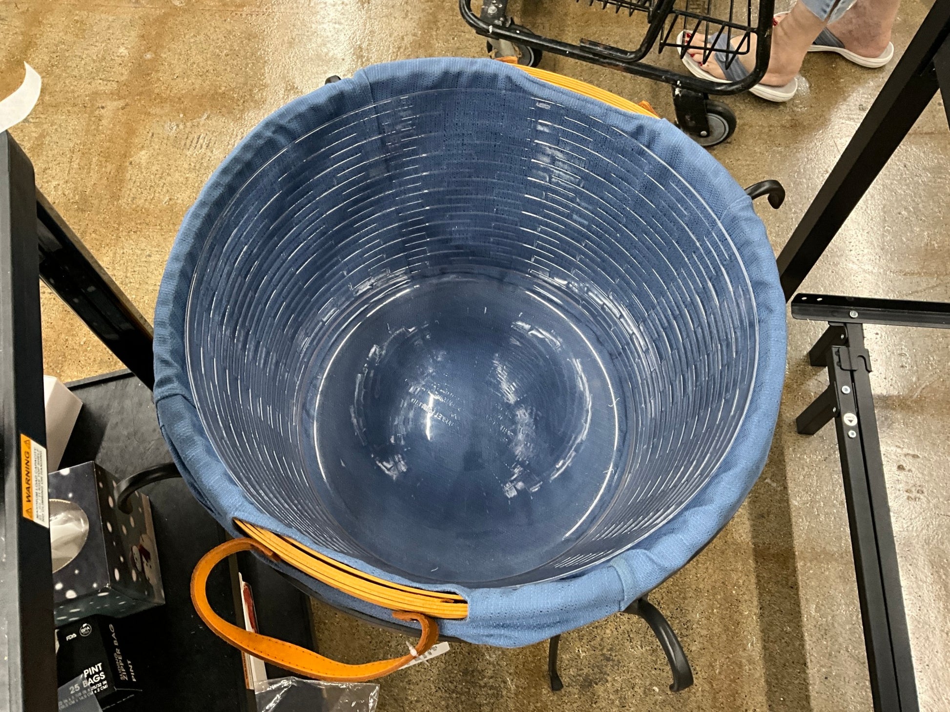 Large Longaberger Basket on Stand