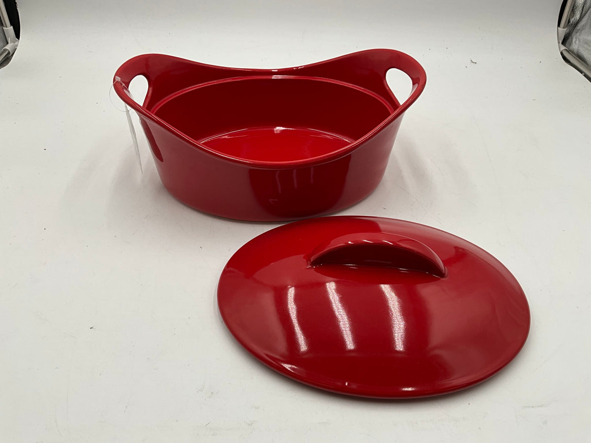 Rachel Ray Red Baker w/ Lid