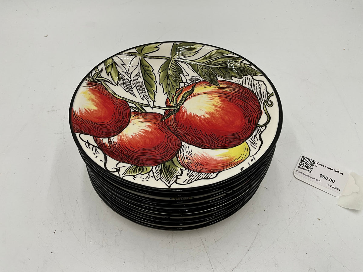 Vista Plate Set of 9