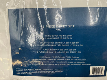 NEW 3 Pc King Duvet Set