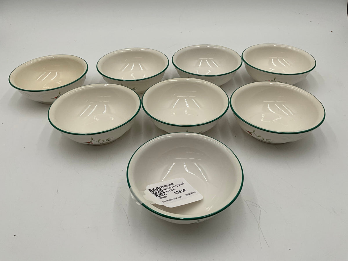 Pfaltzgraff Winterberry Bowl 8pc Set