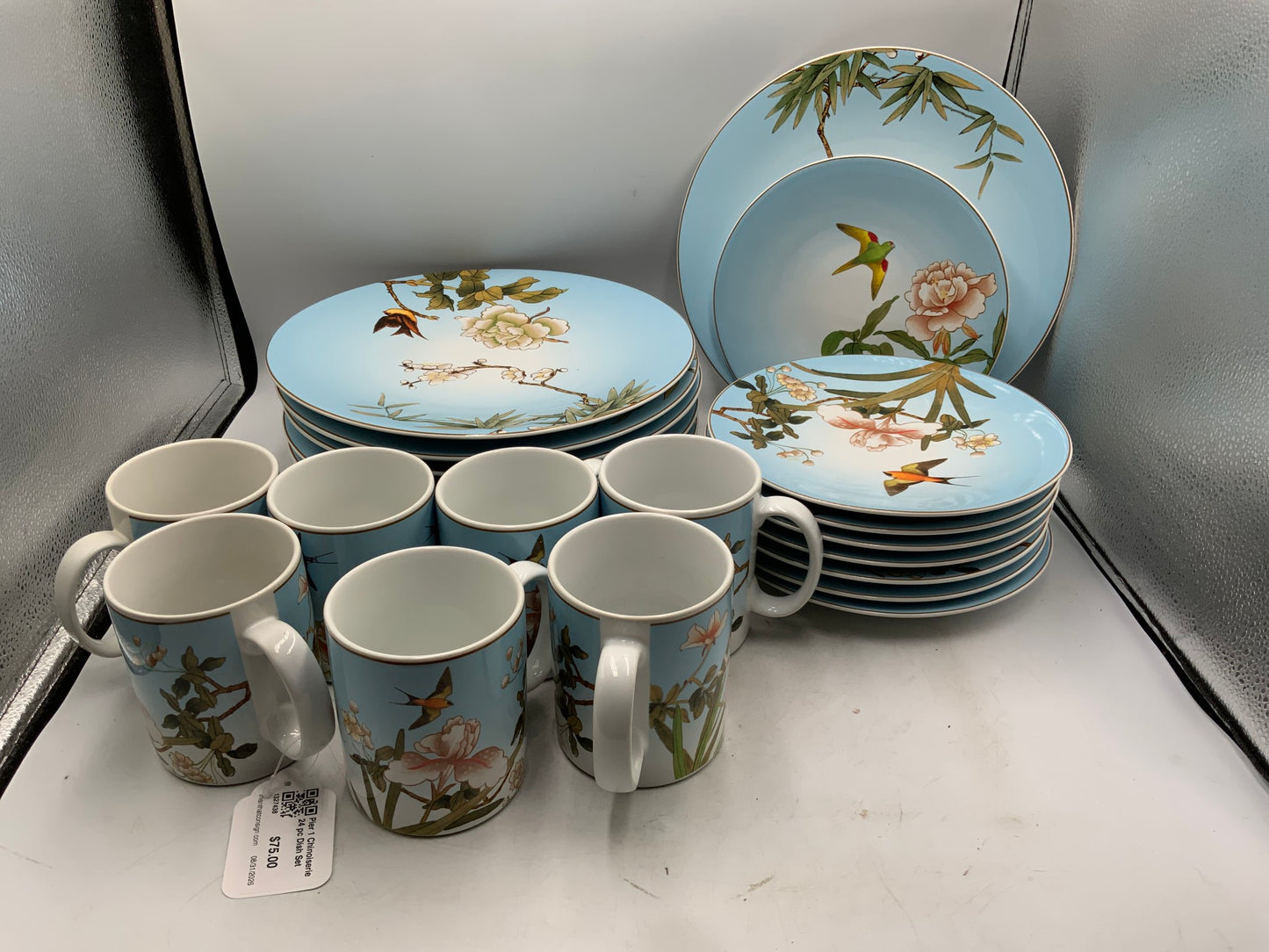 Pier 1 Chinoiserie 24 pc Dish Set