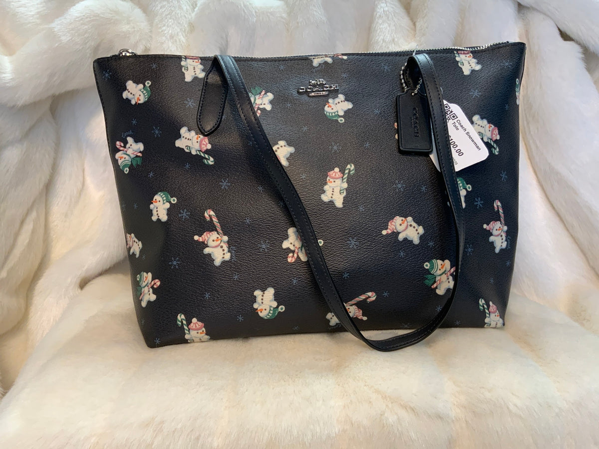 Coach Snowman Tote