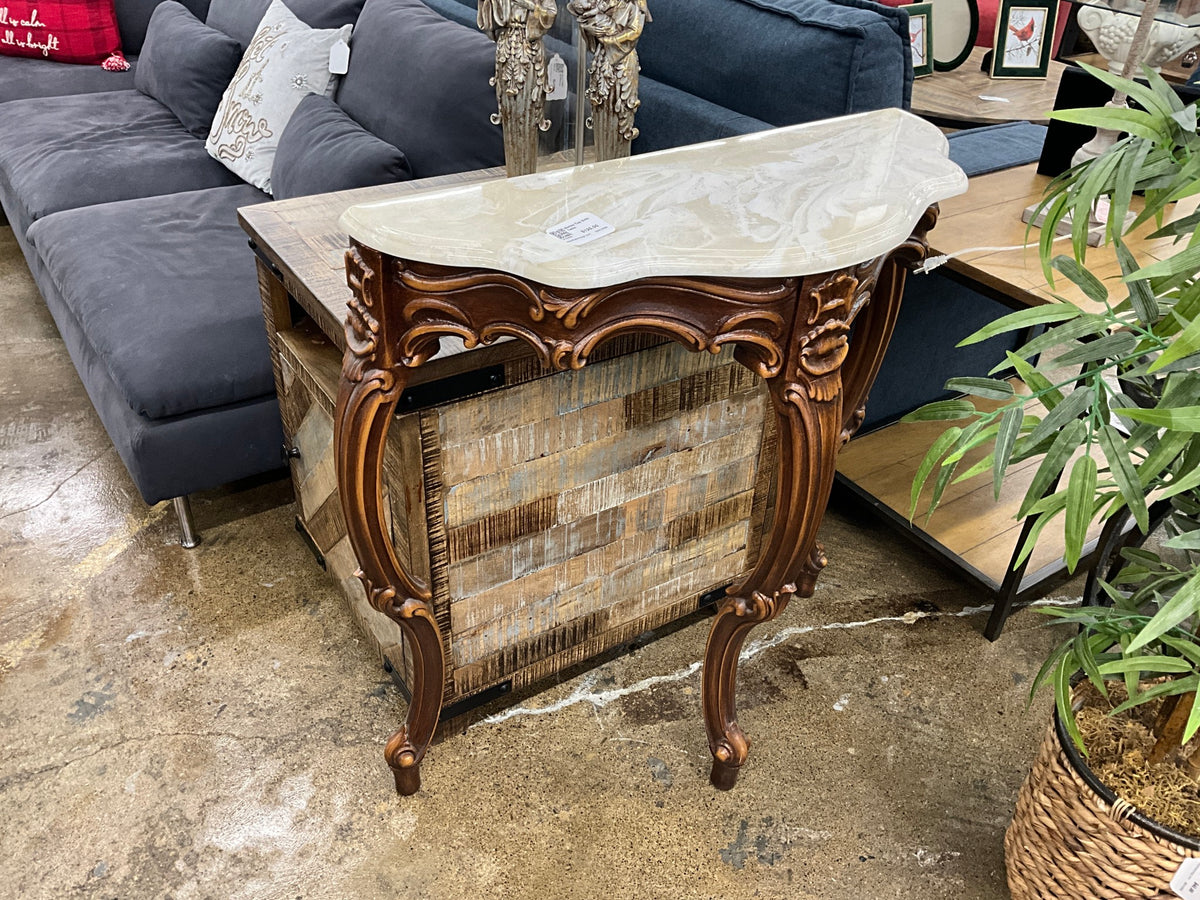 Marble Top Sofa Table