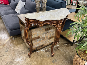 Marble Top Sofa Table
