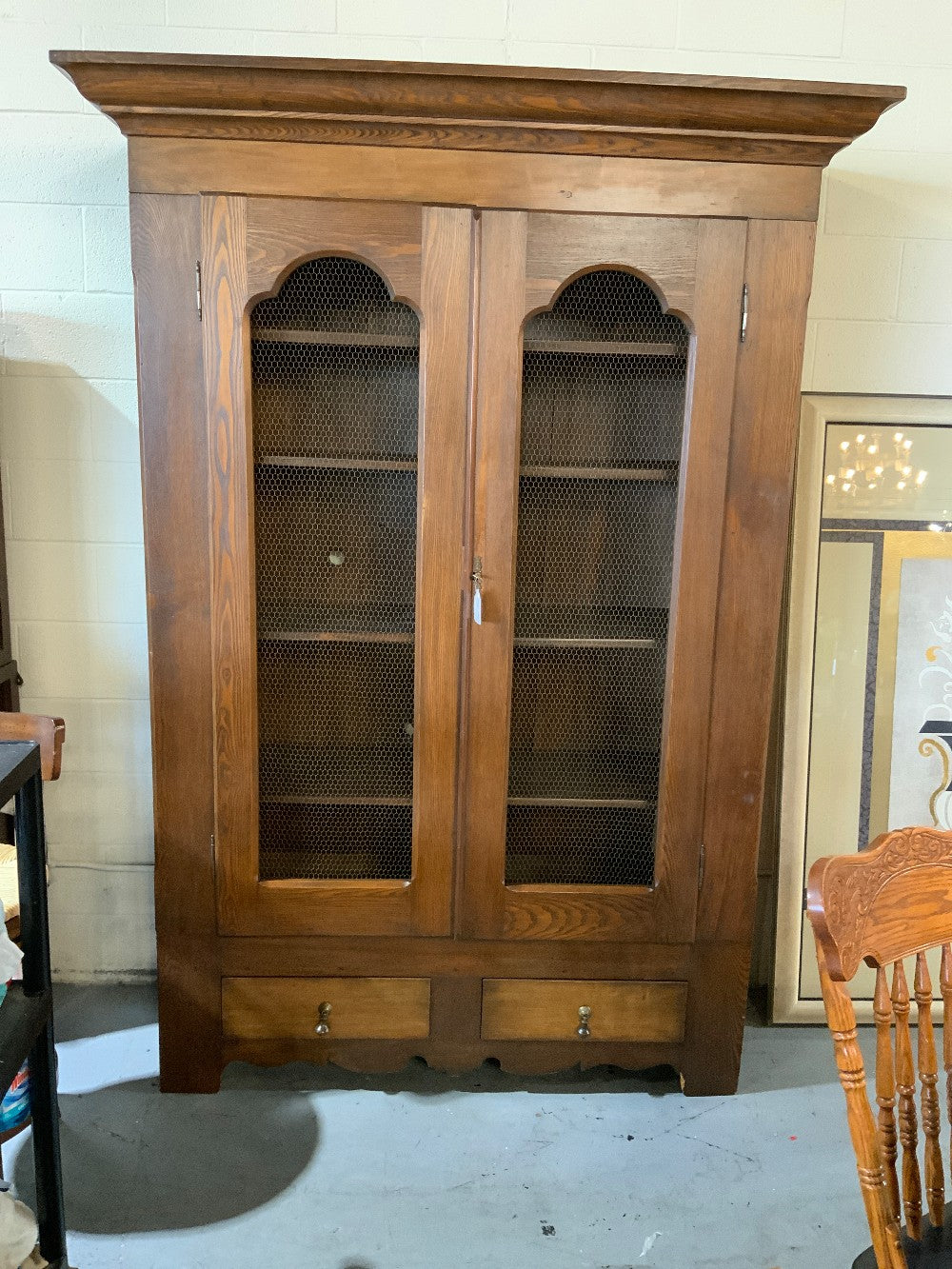 Tall Antique Cabinet