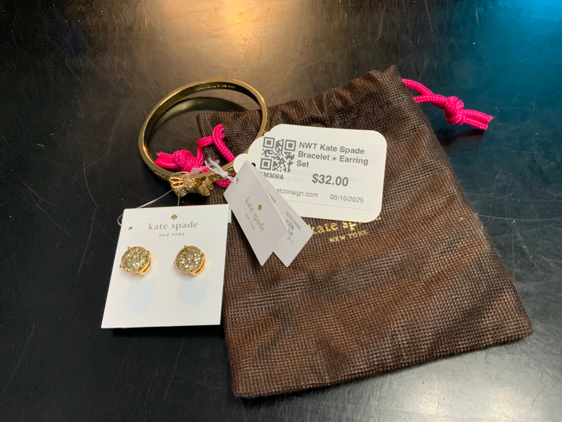 NWT Kate Spade Bracelet + Earring Set