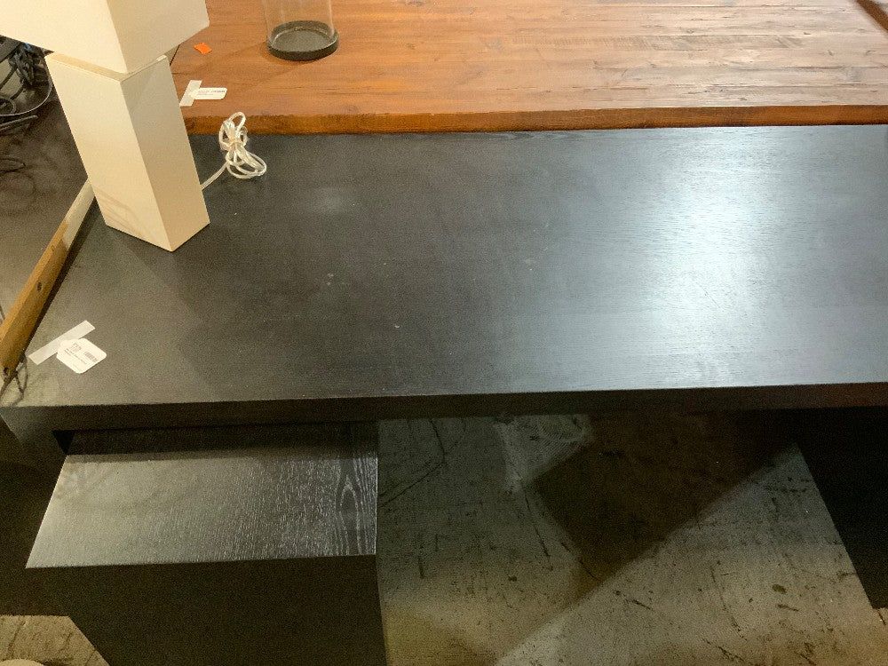 Ikea Black Desk w/ Pullout Extension