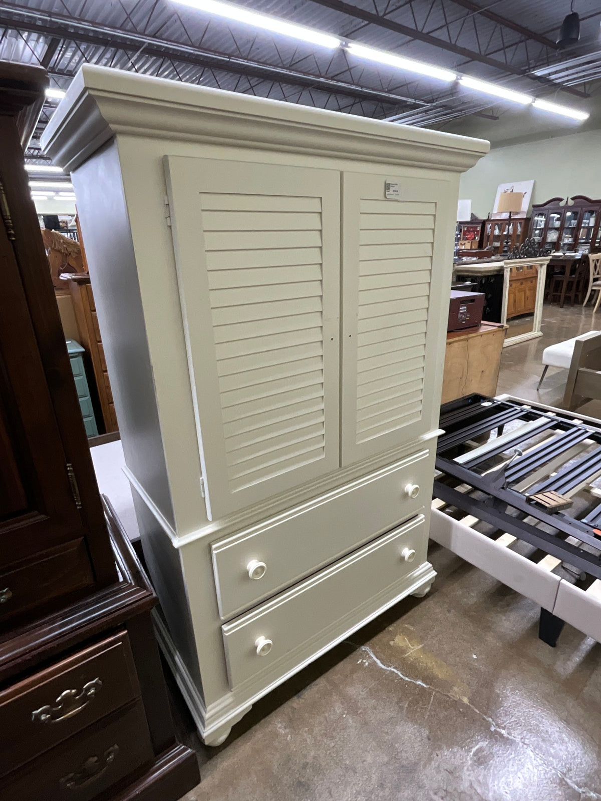 Broyhill White Armoire