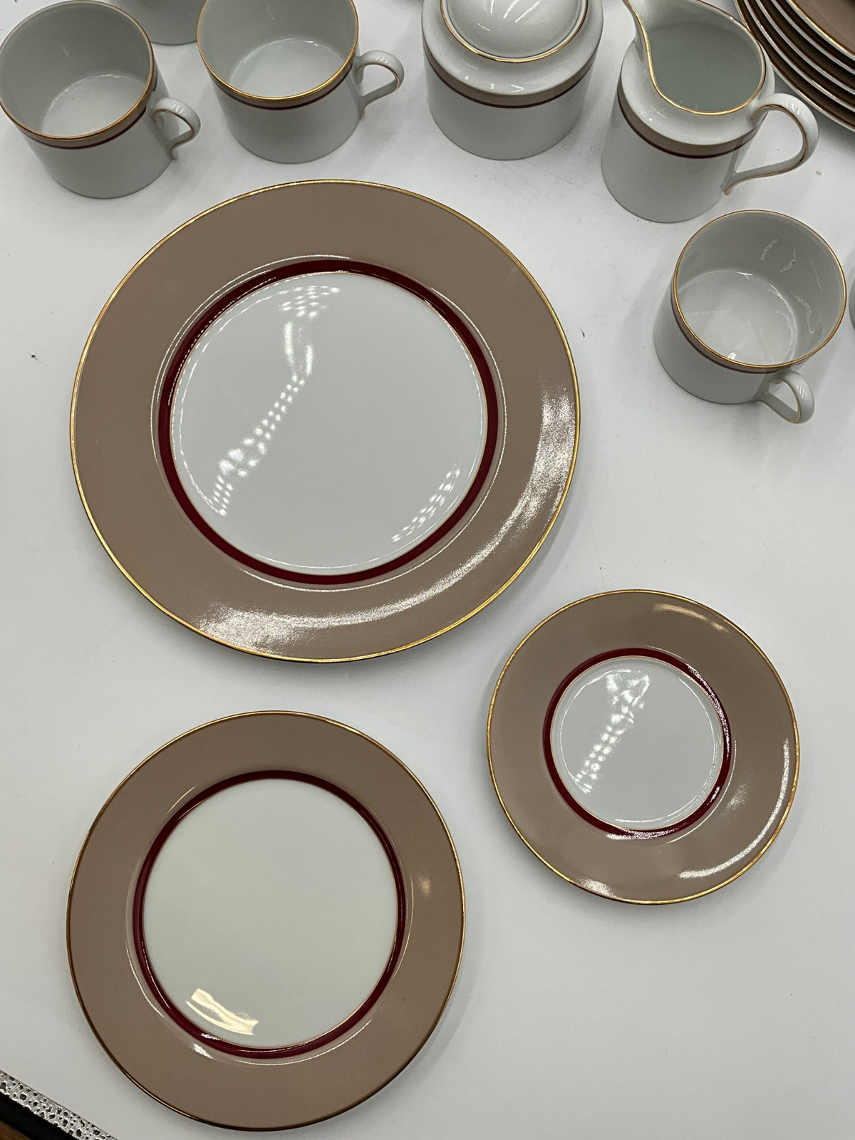 Mikasa Grandeer Taupe Serving Set of 6