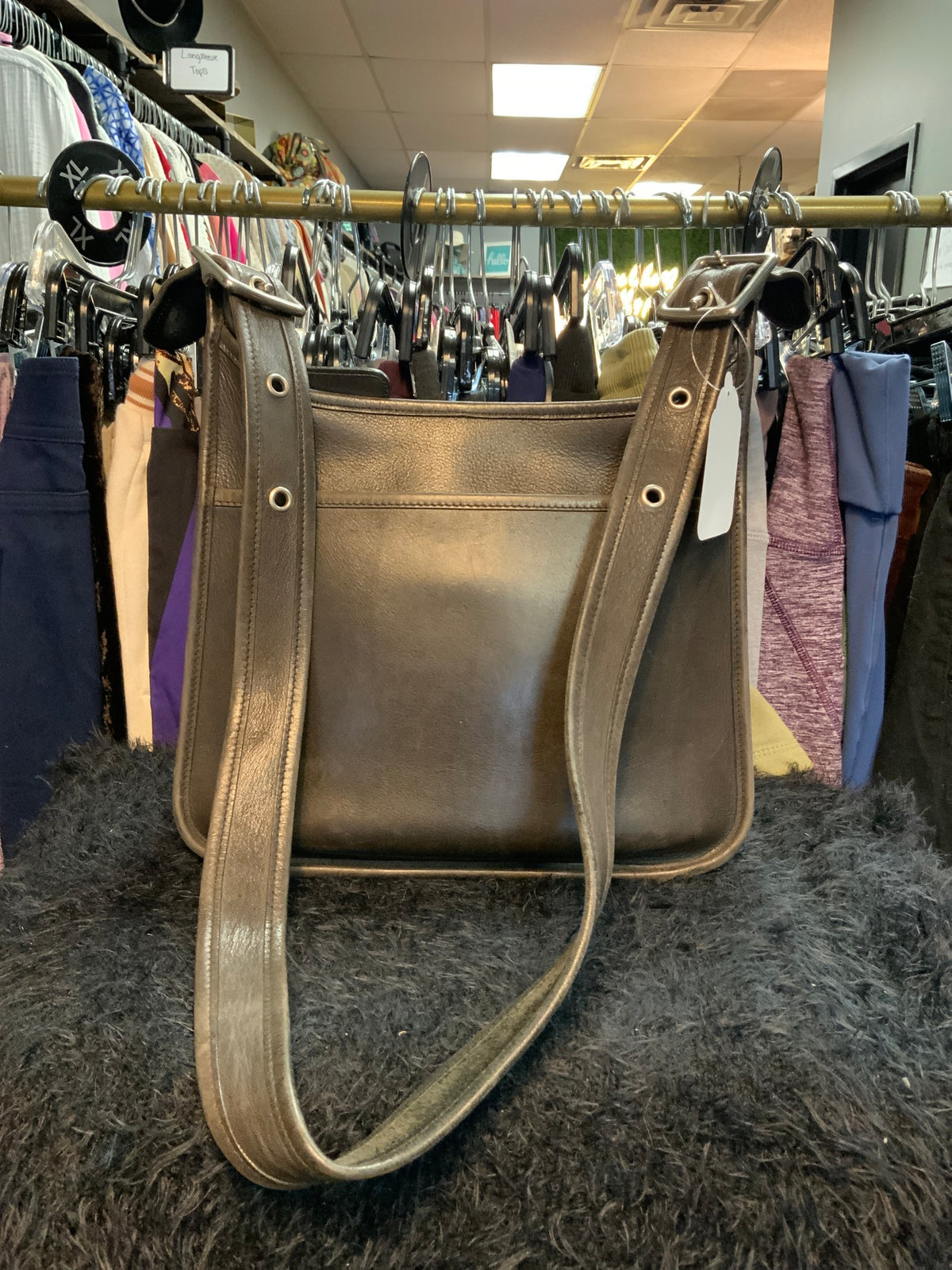 Vintage Coach Dark Brown Crossbody