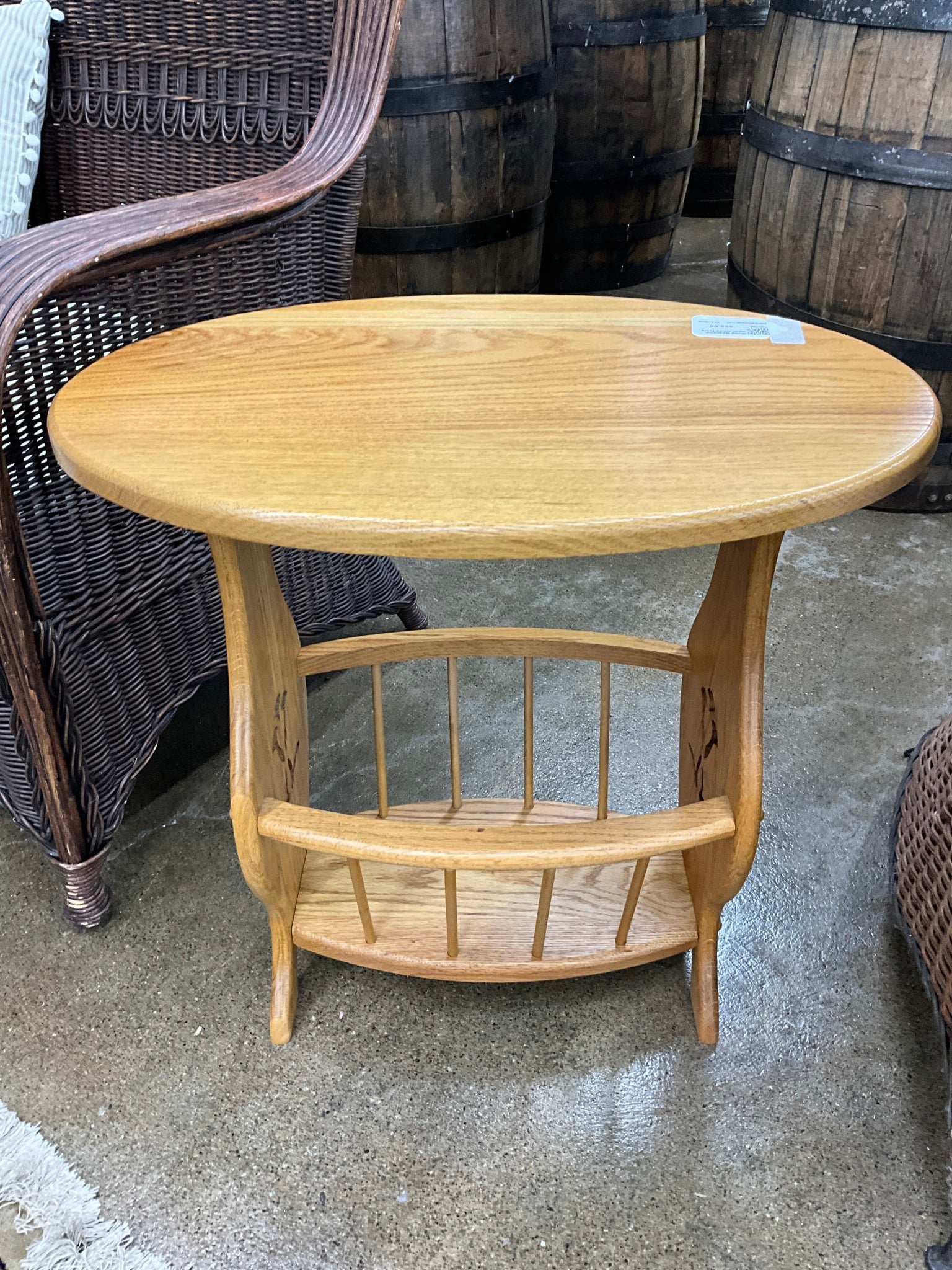 Wood Magazine Rack Wood Table 