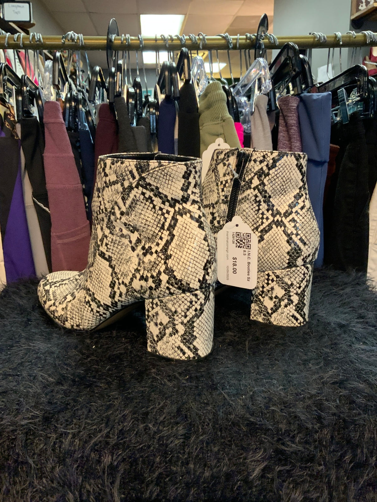 I.N.C. Booties Sz 8.5