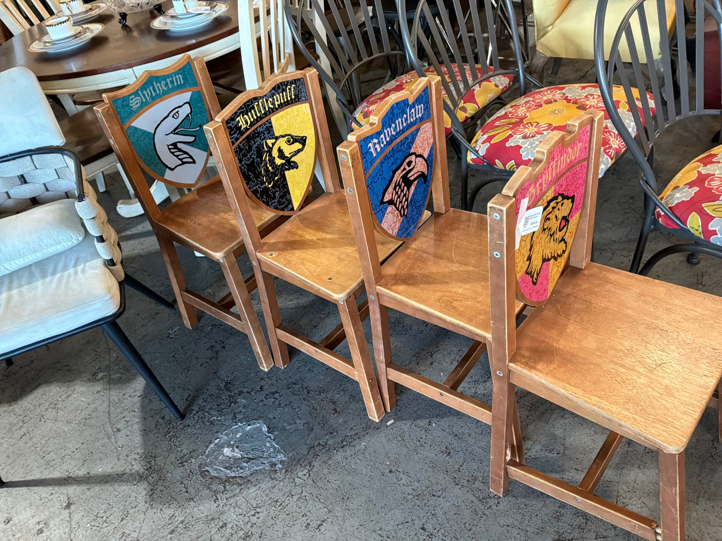 Harry Potter Wood Chairs Set of 4