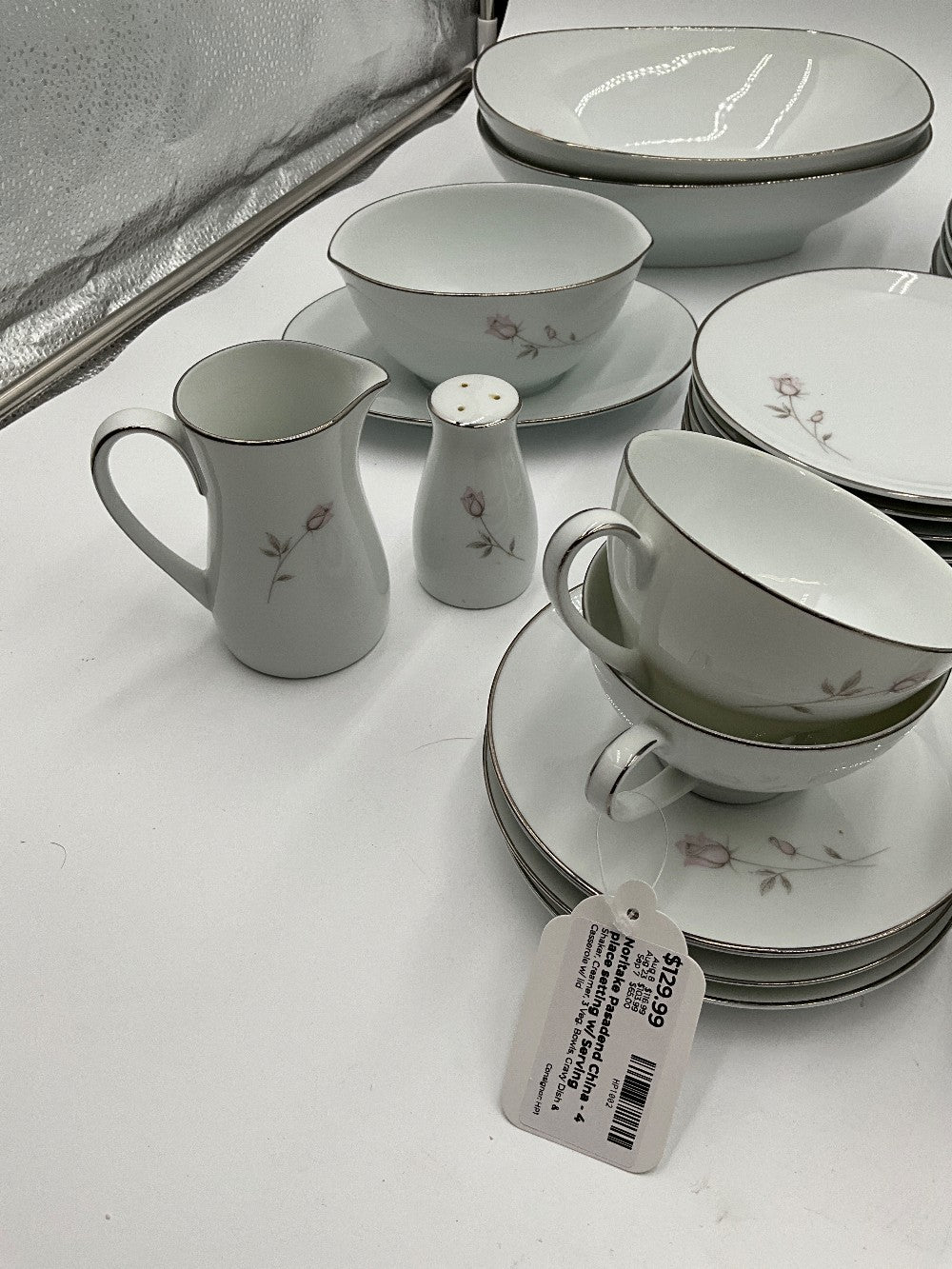 Noritake Pasadend China - 4 place setting w/ Serving Pieces