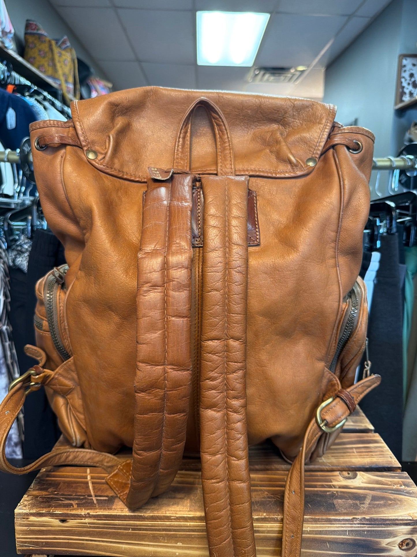 Santa Fe Leather Backpack