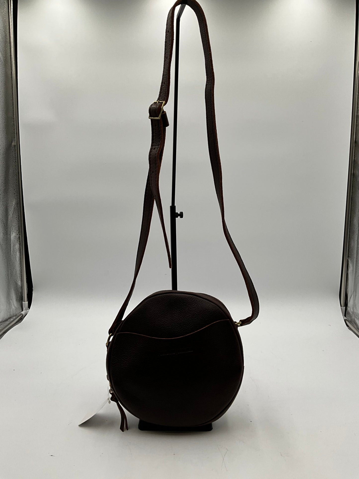 Portland Leather Round Crossbody