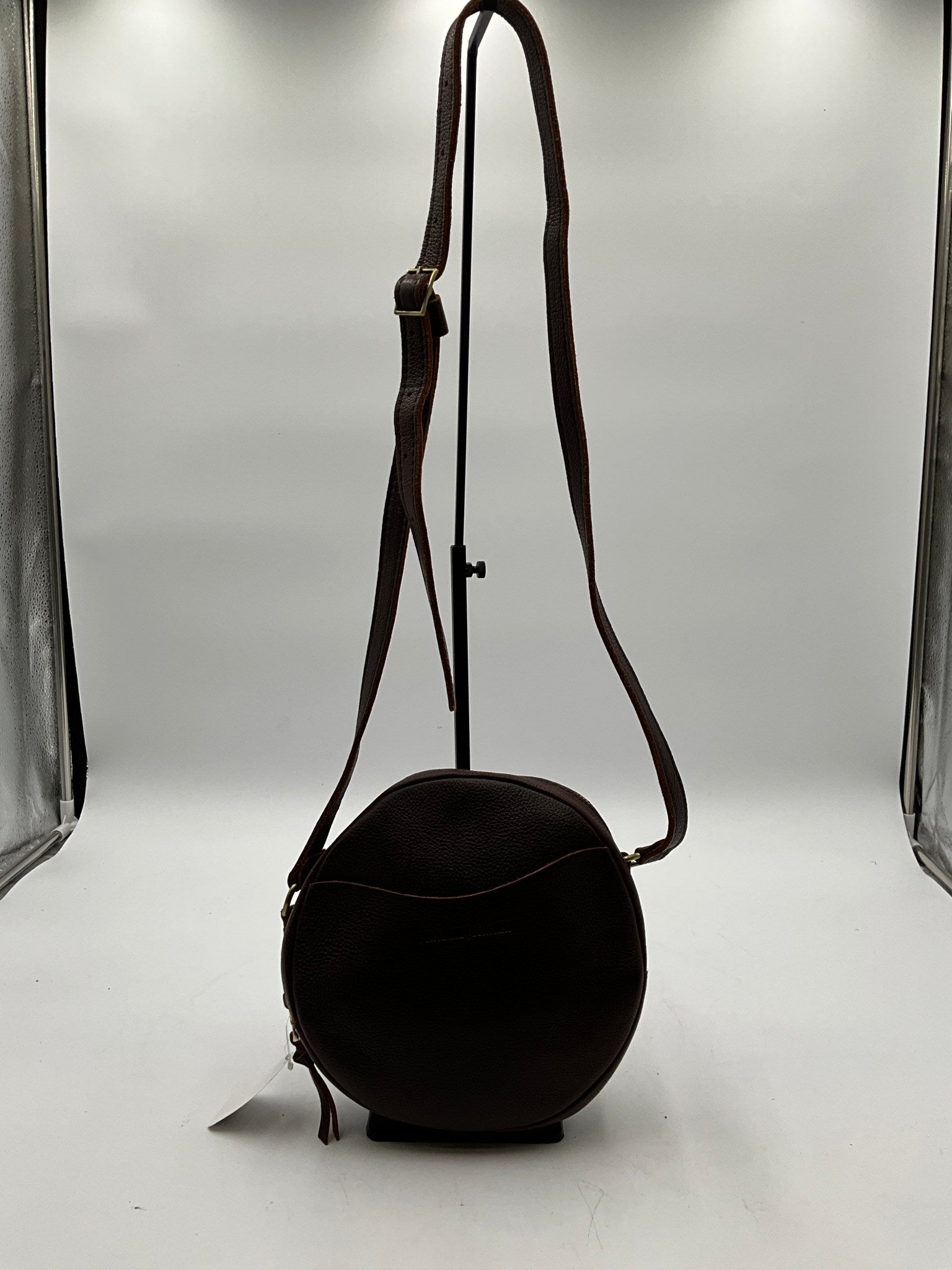 Portland Leather Round Crossbody