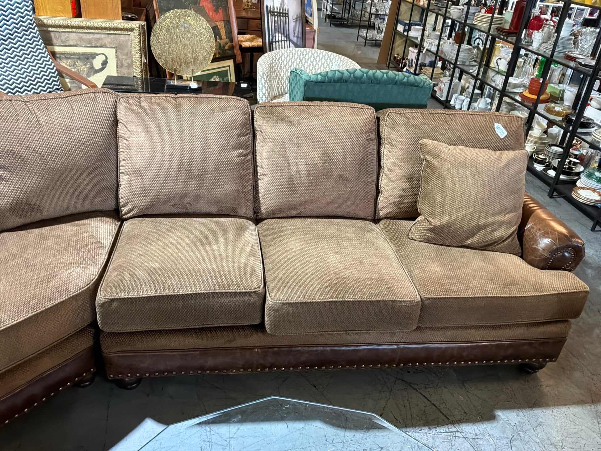 Smith Brothers Brown Sectional