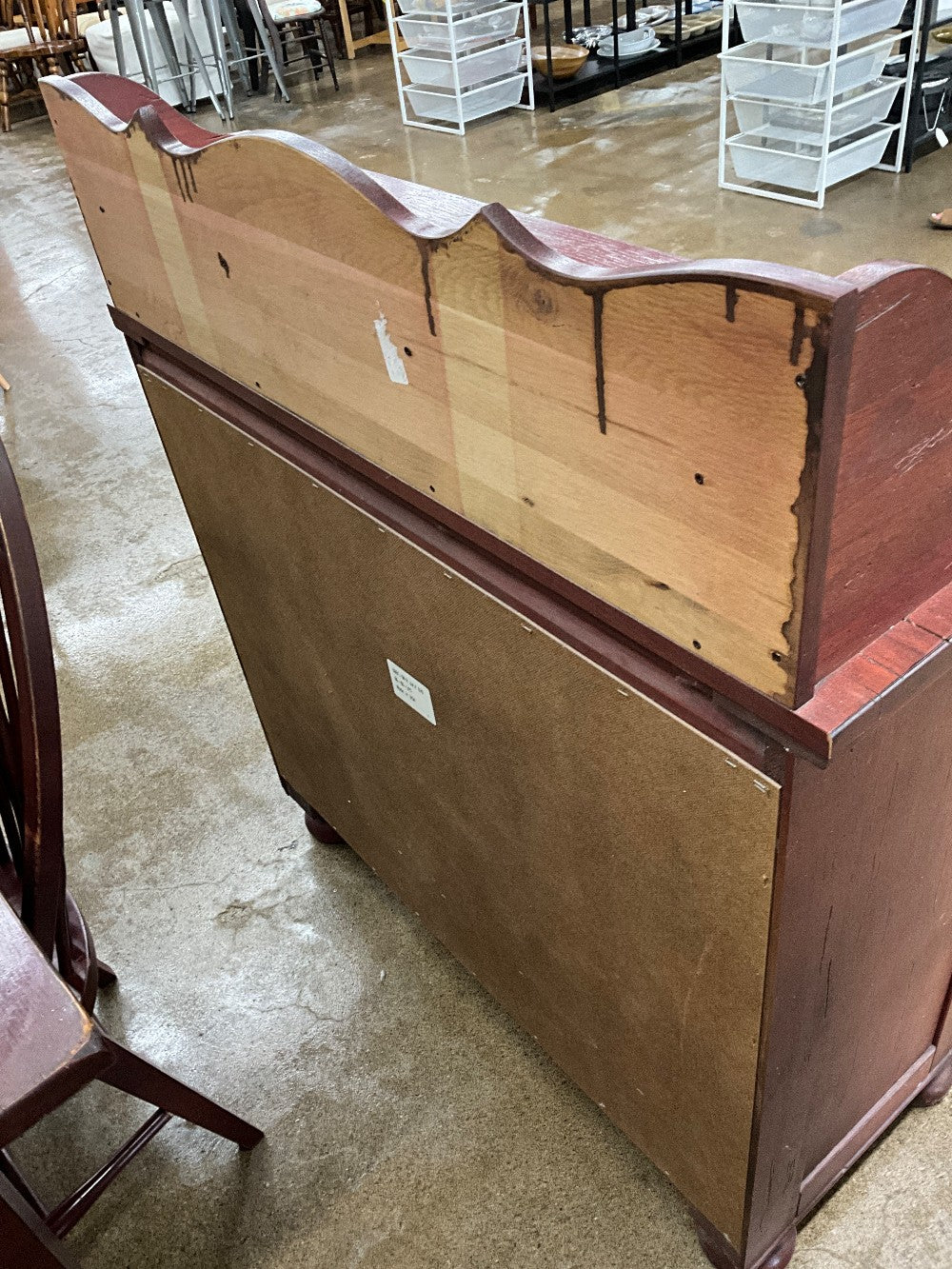Attic Heirlooms By Broyhill red Cabinet