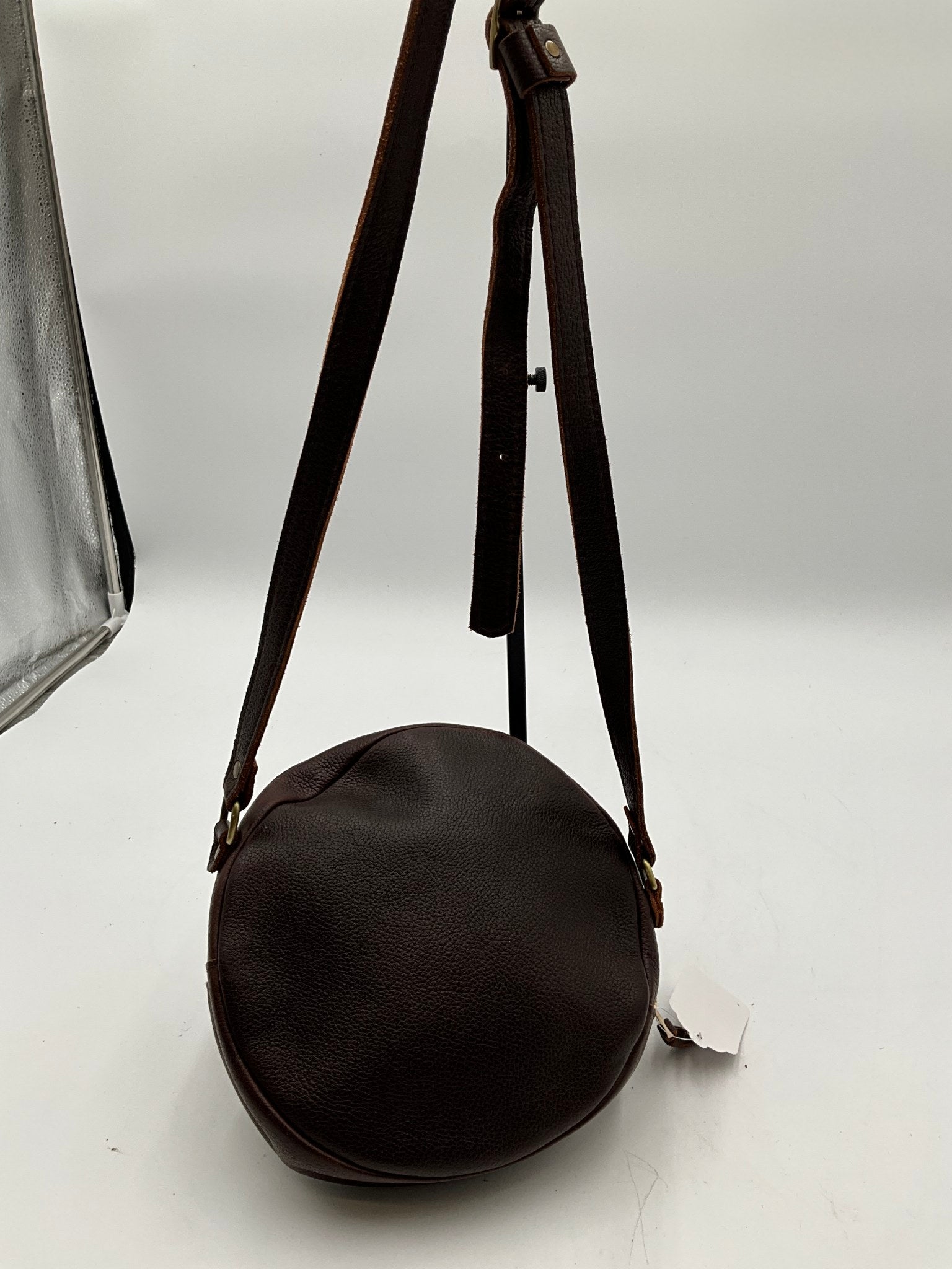 Portland Leather Round Crossbody