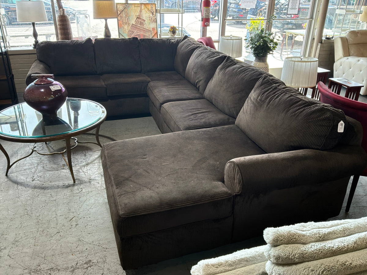 AS IS Brown Sectional