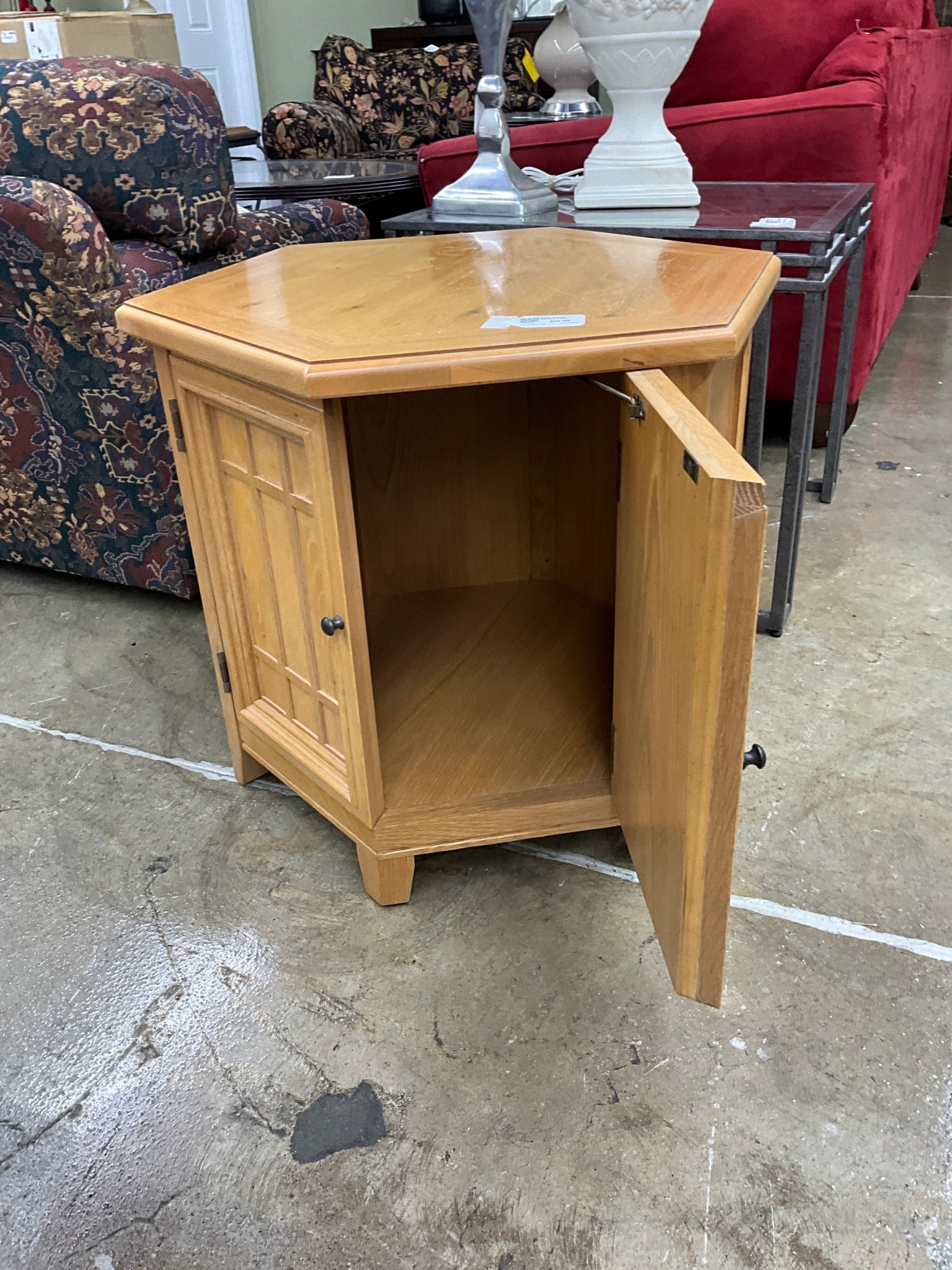 Light Wood Accent Table