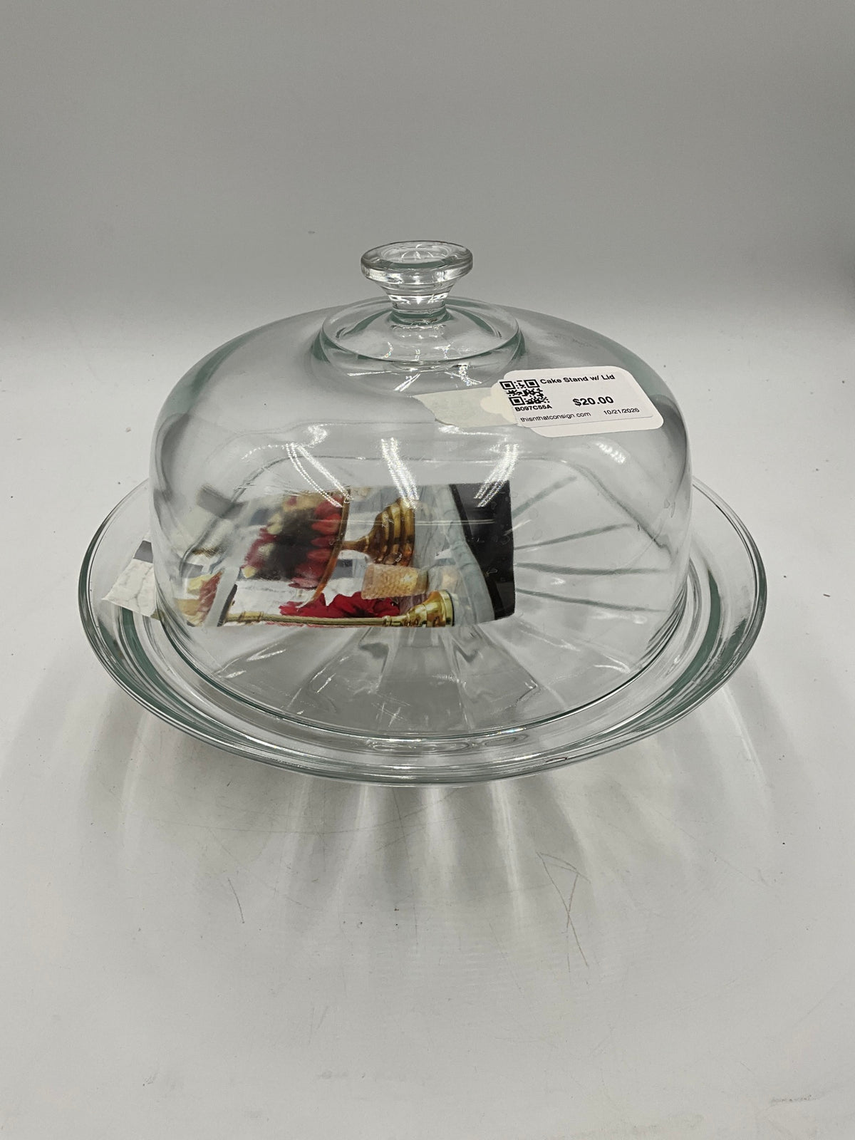 Cake Stand w/ Lid