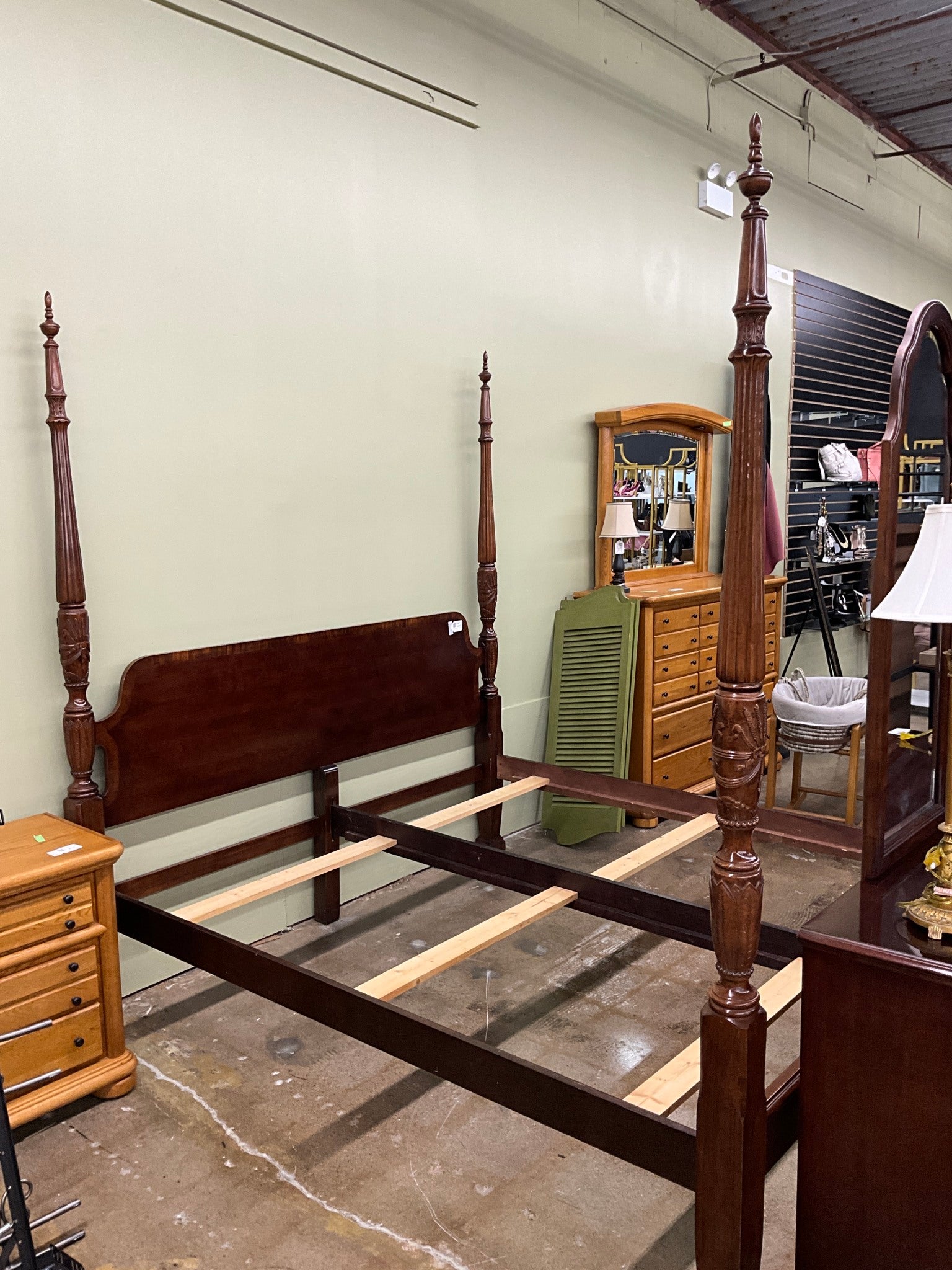 Cherry King 4 Poster Bed