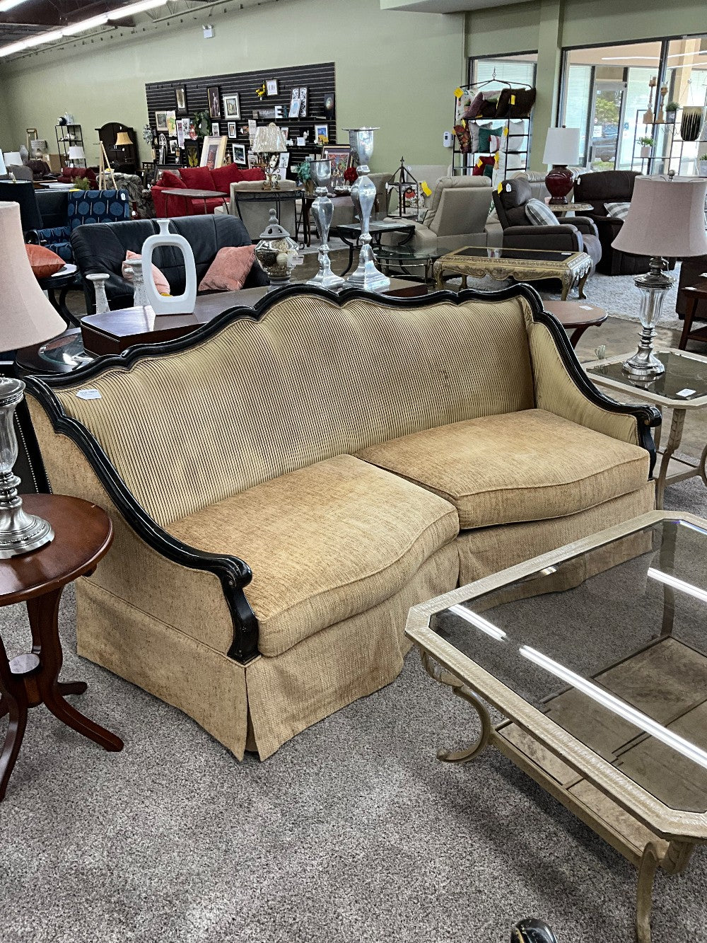 Havertys Gold Sofa
