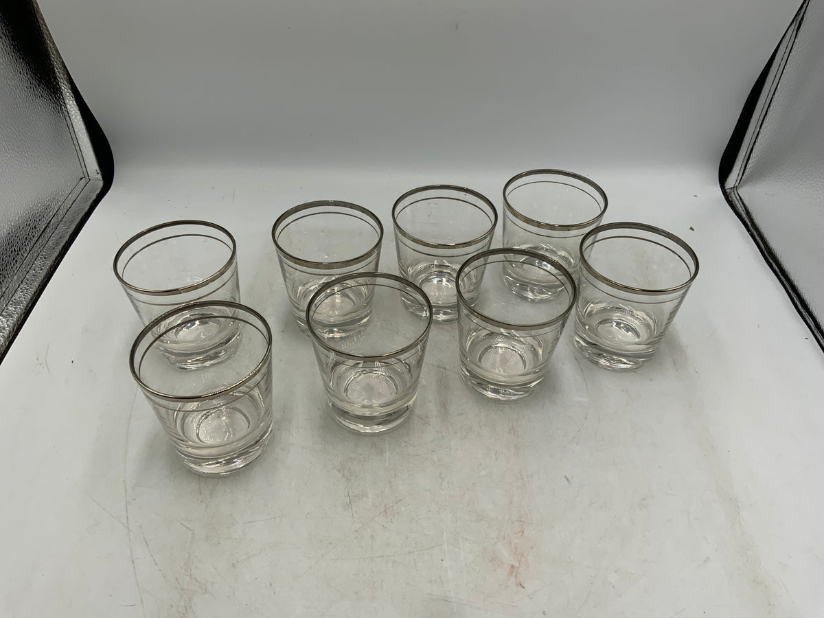 MCM Low Ball Glasses Set of 8