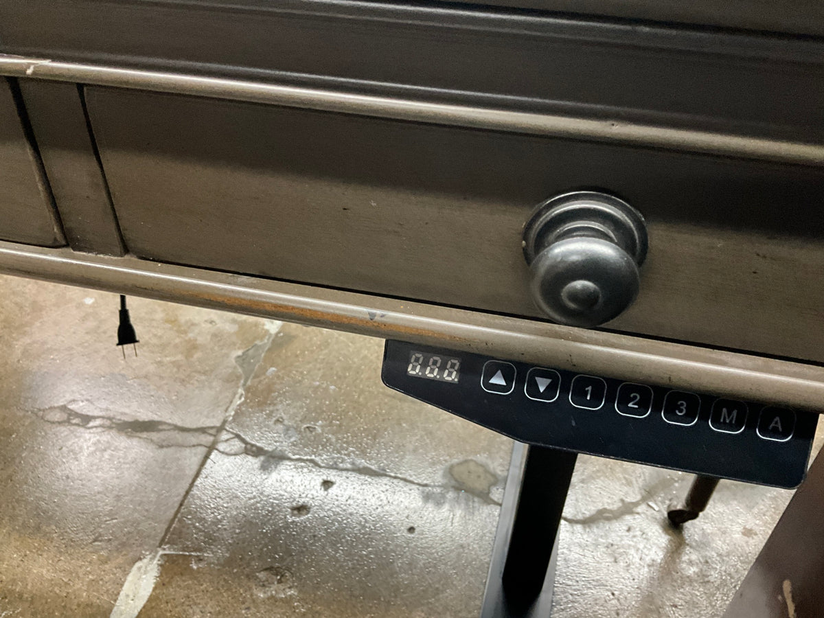 Aspen Home Grey Electric Lift Desk