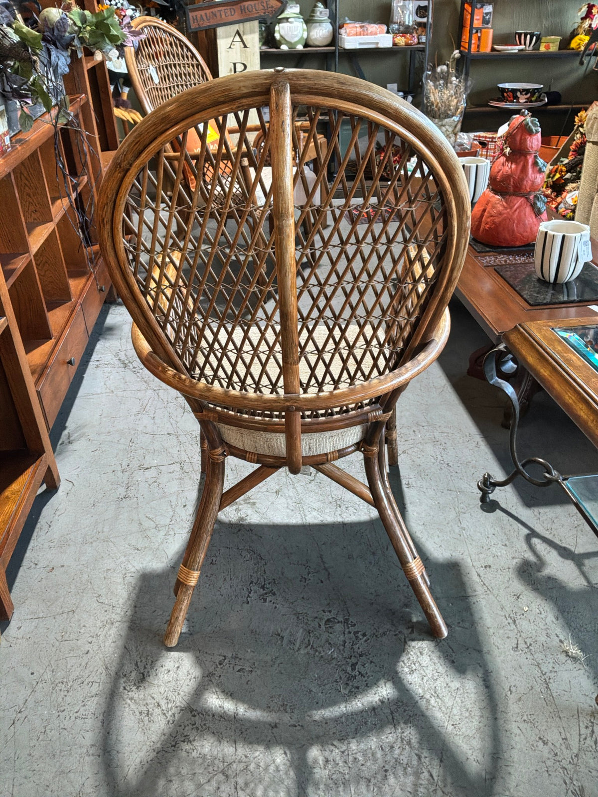 Wood Wicker Chair