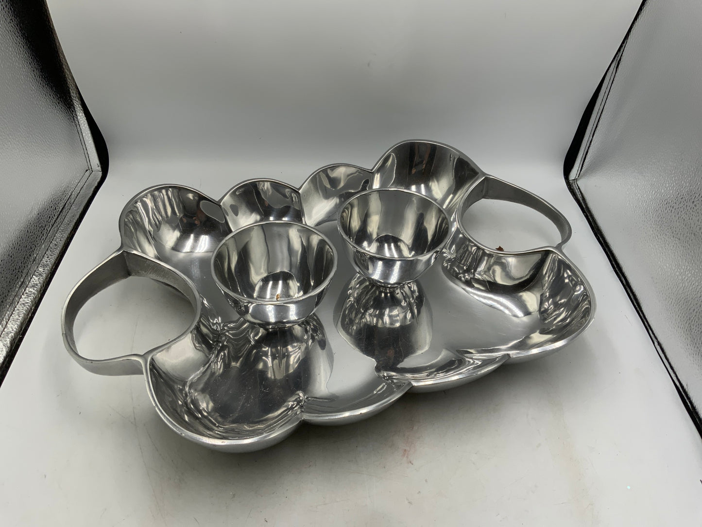 Charter Club 3 Pc Silver Serving Platter