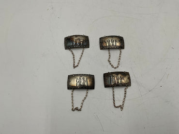 Set of 4 Stieff Sterling Bottle Huggers