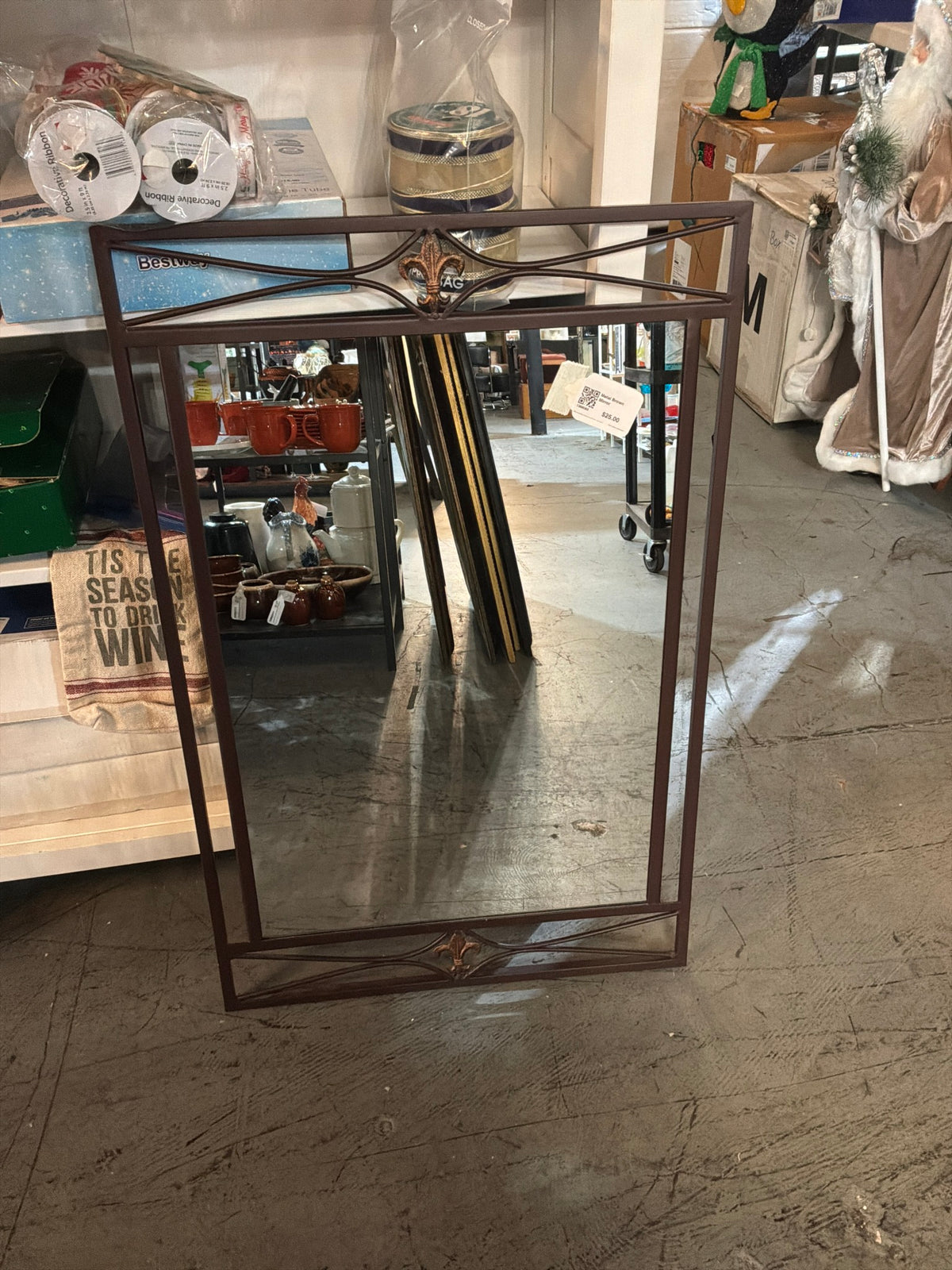 Metal Brown Mirror