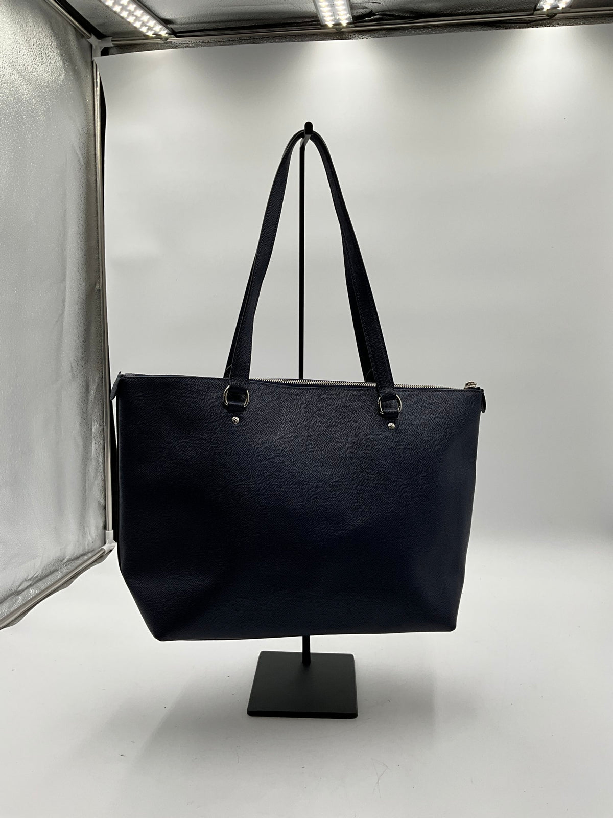 Navy Coach Handbag - Retail: $200