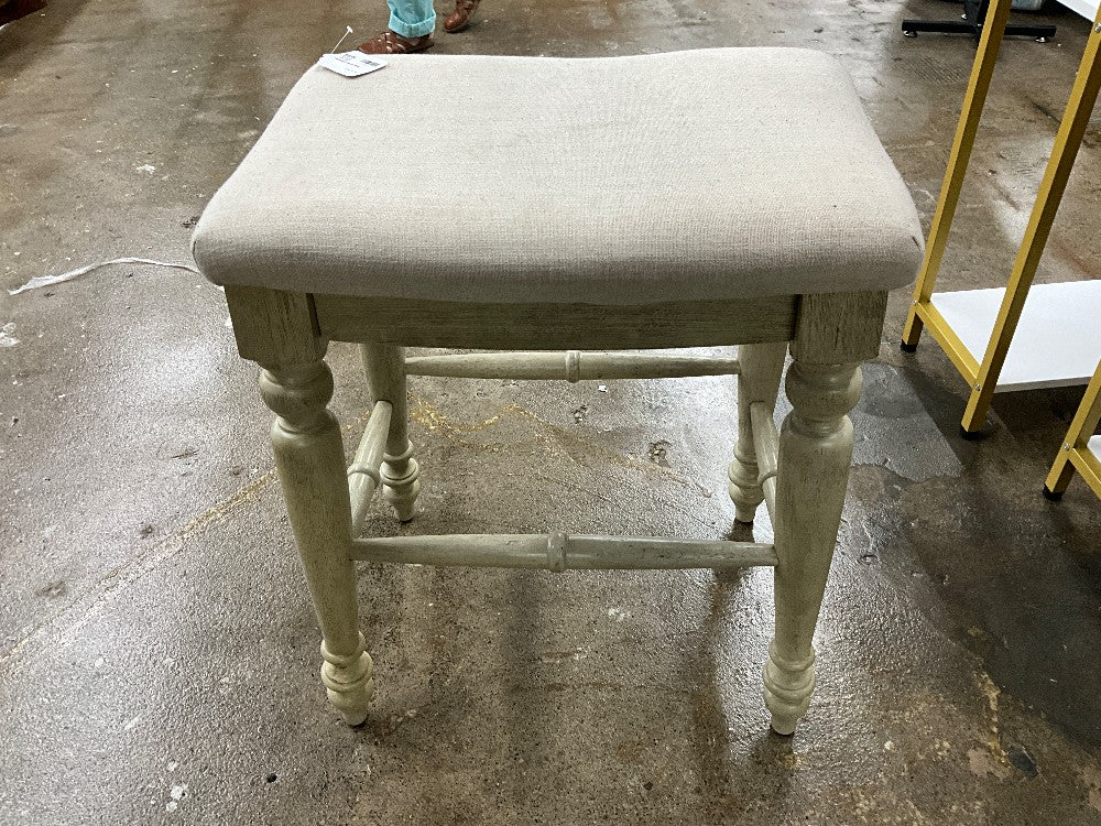 Frontgate Cream Stool