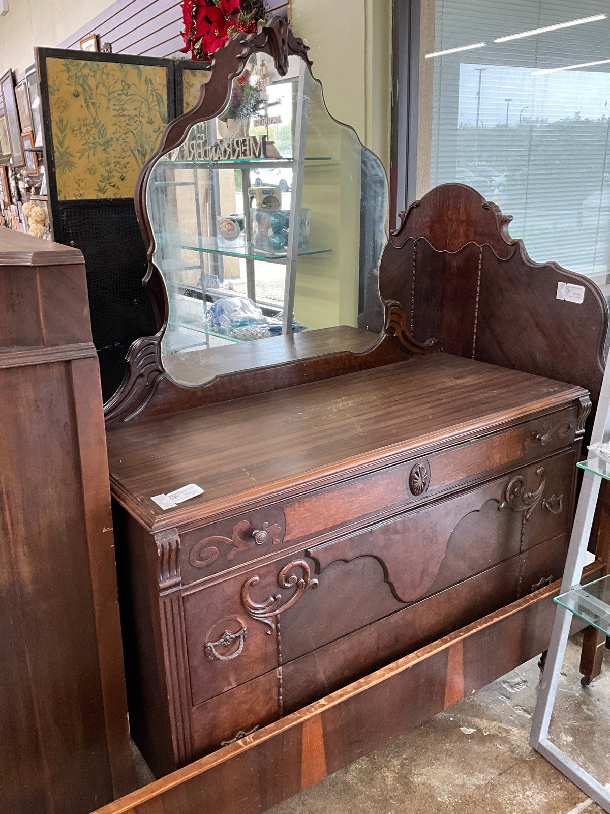 Antique Dresser w/ Mirror