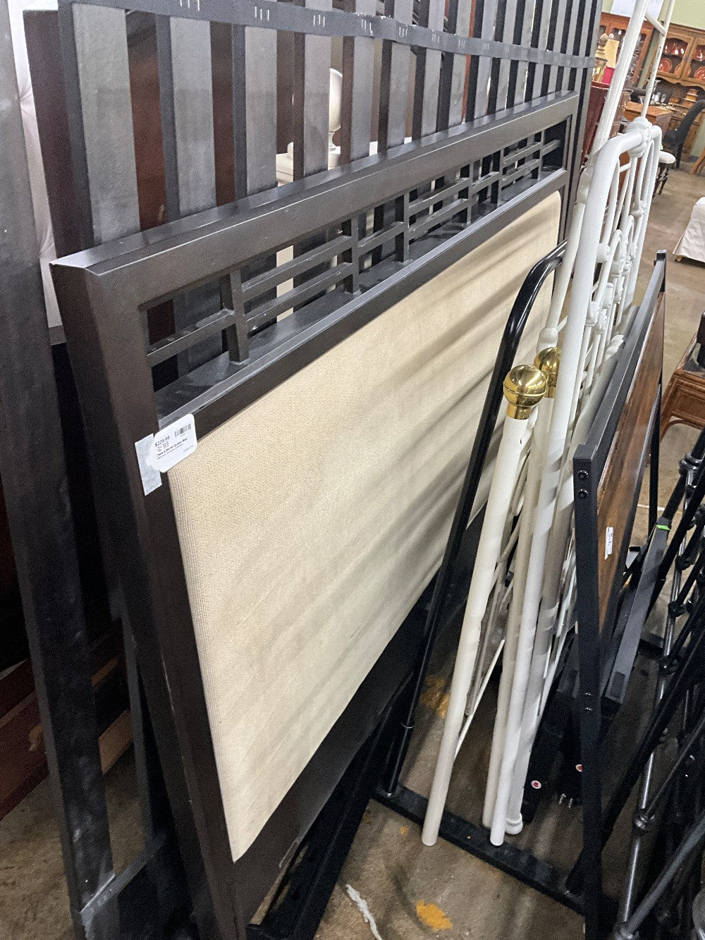 Crate & Barrel Queen Bed