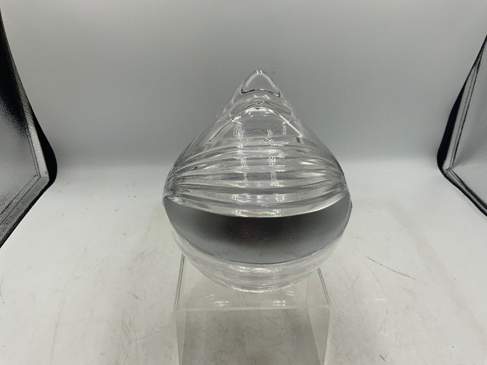 Vtg Studio Silversmith Glass Dish with Lid