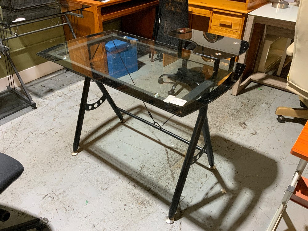 Glass/Metal Desk