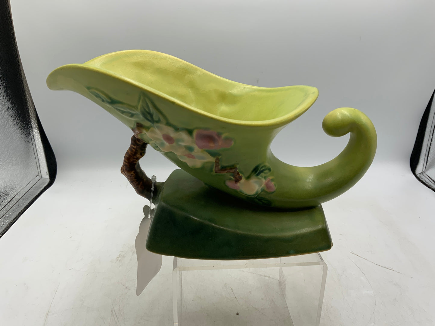 Roseville Pottery Apple Blossom Cornucopia Vase