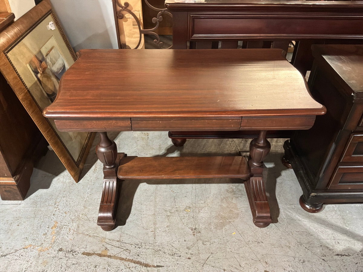 Dark Wood Secretary Table