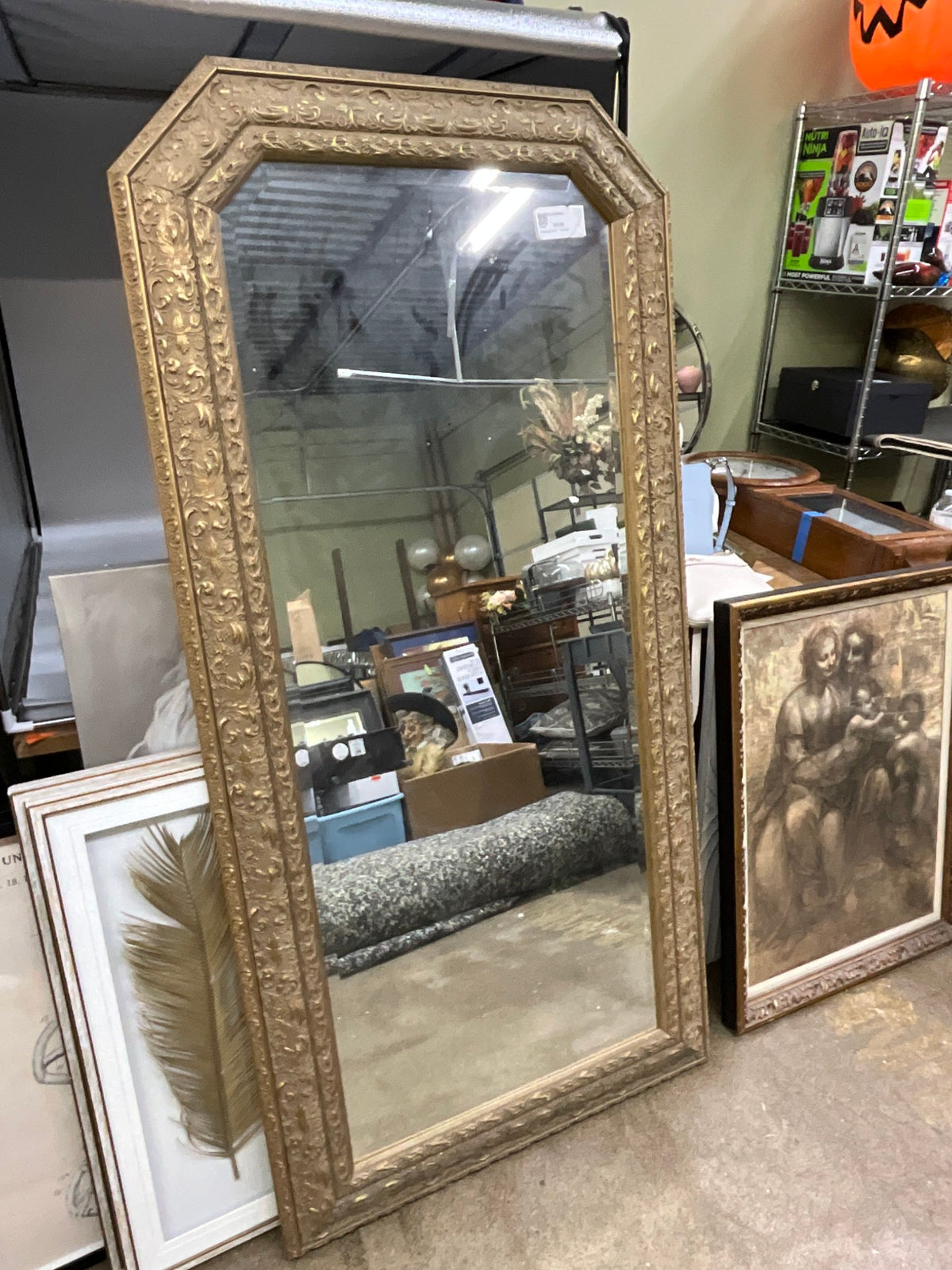 XL Gold Mirror