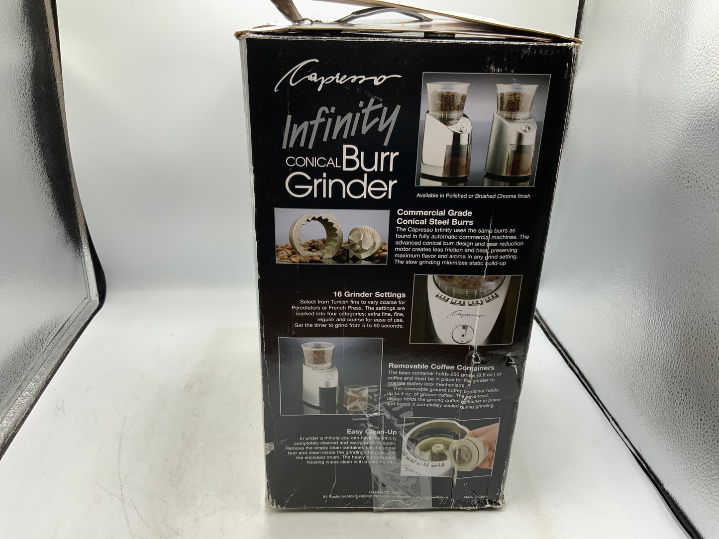 Capresso Burn Grinder