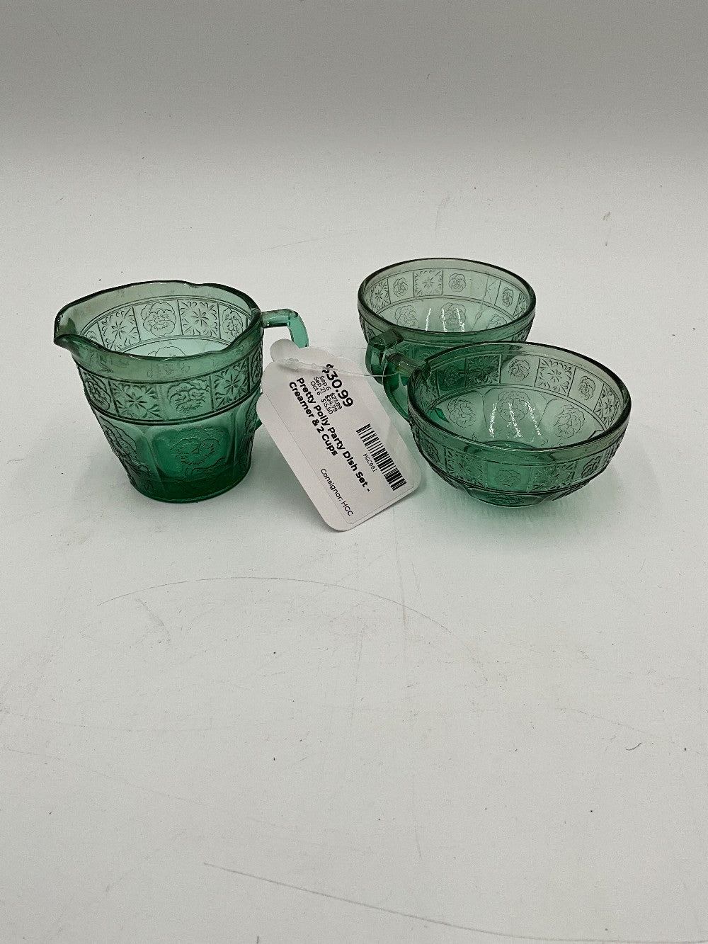 Pretty Polly Party Dish Set - Creamer & 2 Cups