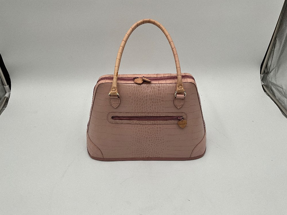 Pink Croc Brighton Handbag
