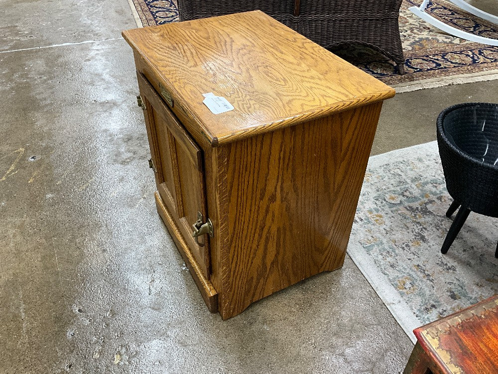 White Clad End Table