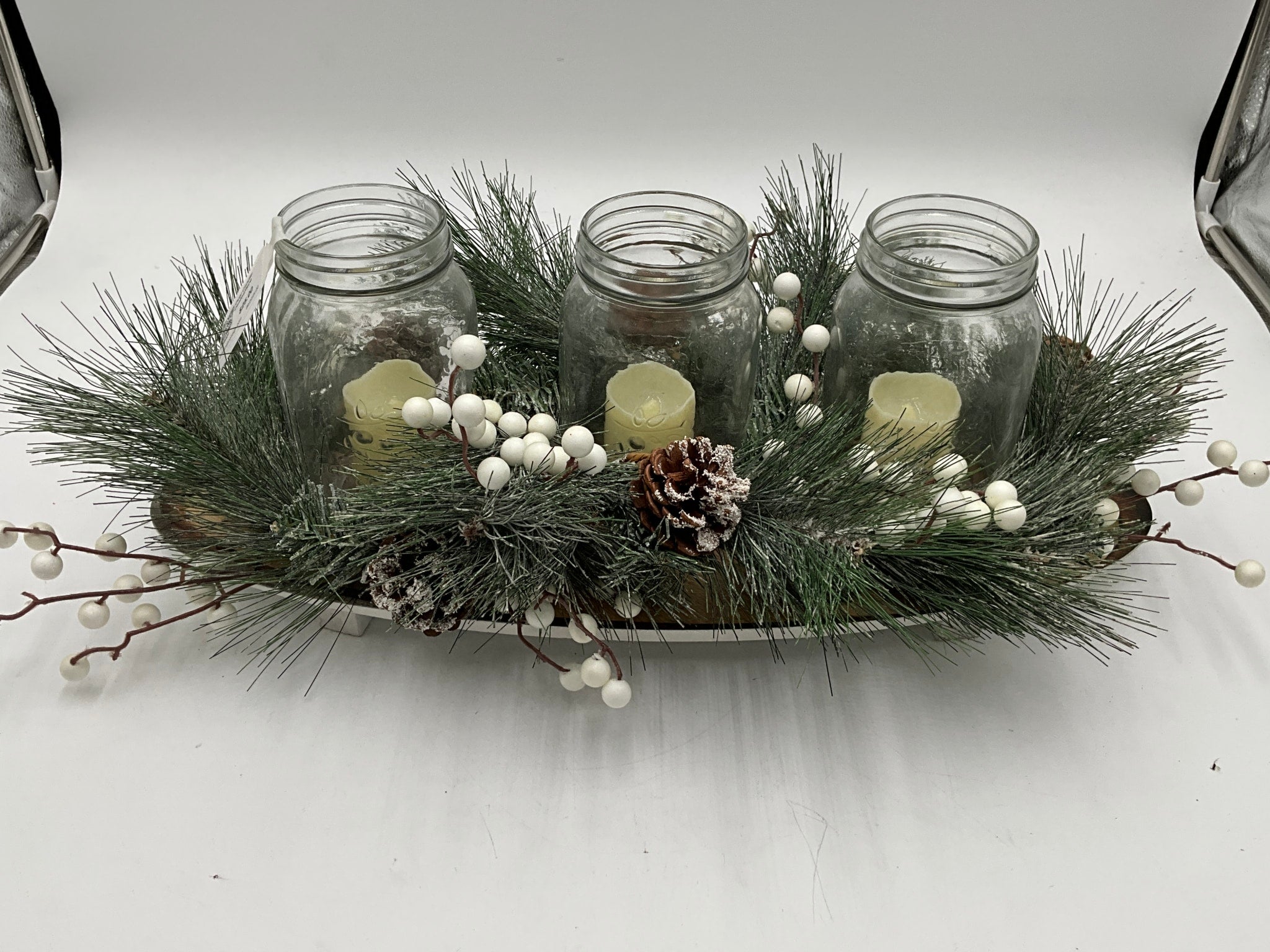 Oval Candle Centerpiece